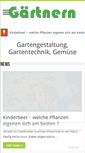 Mobile Screenshot of gaertnern.com